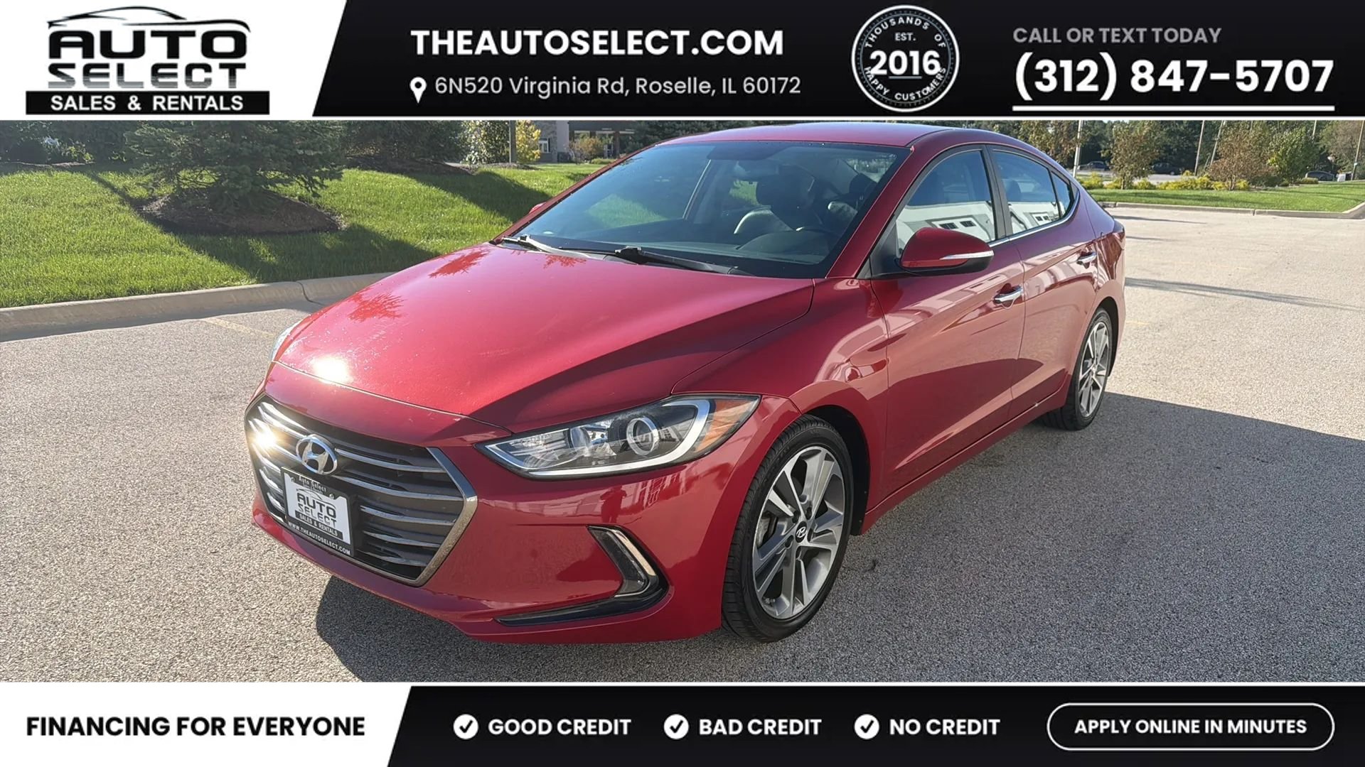 Used 2017 Hyundai Elantra Limited FWD image 1