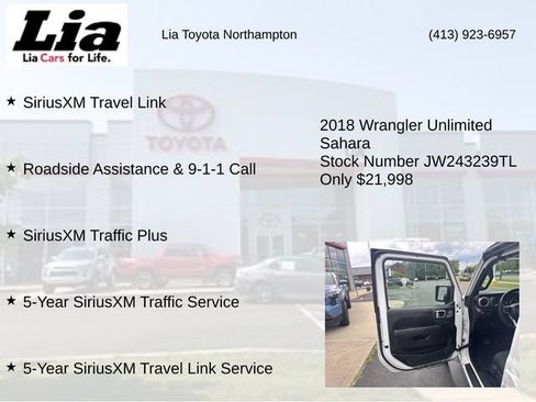 Used 2018 Jeep Wrangler Unlimited Sahara AWD/4WD image 31
