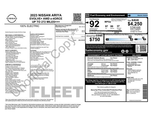 Certified 2023 Nissan Ariya AWD image 36