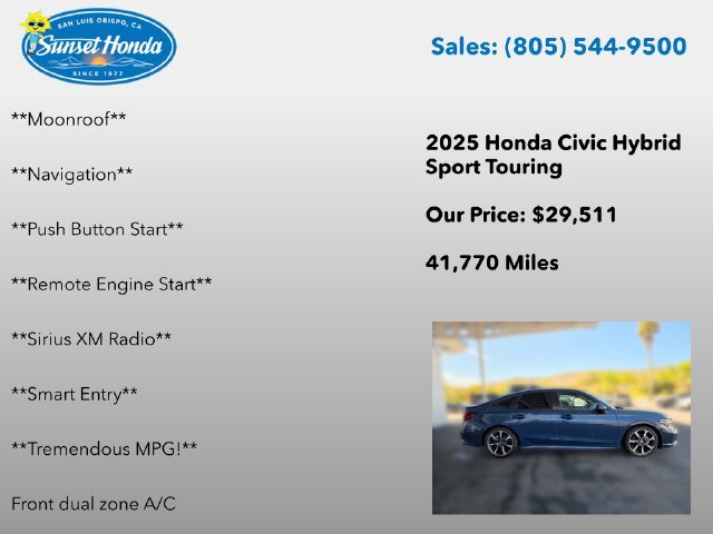 Certified 2025 Honda Civic Sport Touring image 19
