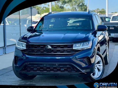 Used 2021 Volkswagen Atlas SE w/ Panoramic Sunroof Package FWD image 1