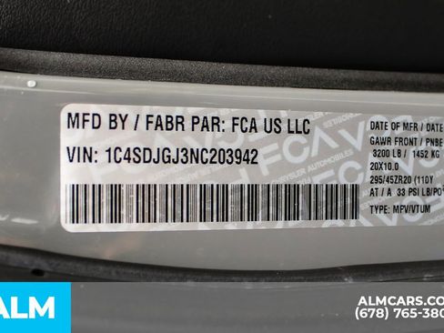 Used 2022 Dodge Durango SRT w/ SRT Interior Appearance Group image 46