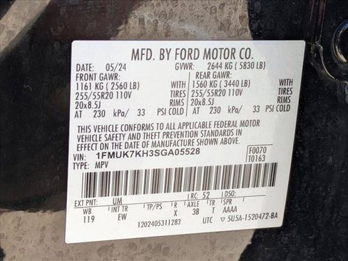 Certified 2025 Ford Explorer ST-Line w/ Premium Package RWD image 24