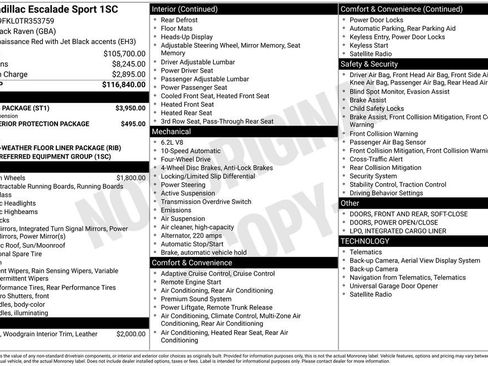 New 2026 Cadillac Escalade Sport w/ Touring Package AWD/4WD image 11