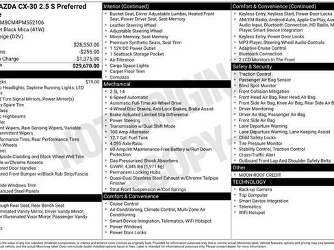 Certified 2023 MAZDA CX-30 AWD 2.5 S w/ Preferred Package image 24