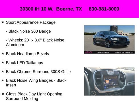 Used 2023 Chrysler 300 Touring w/ Sport Appearance Package RWD image 20