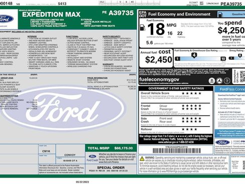 Used 2023 Ford Expedition Max Limited AWD/4WD image 5