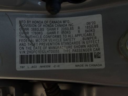 Used 2020 Honda Civic Si image 8