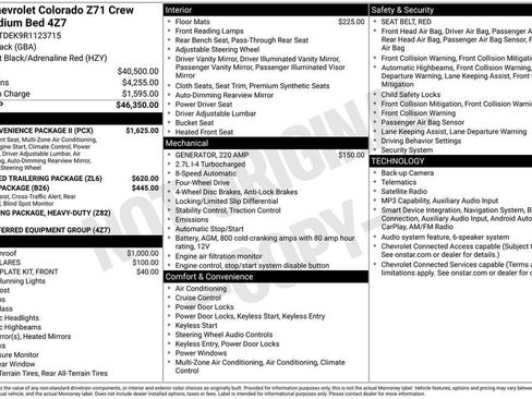 Certified 2024 Chevrolet Colorado Z71 w/ Z71 Convenience Package 2 AWD/4WD image 11