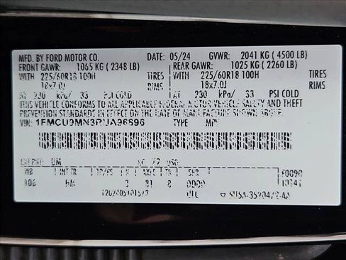 Used 2024 Ford Escape ST-Line AWD/4WD image 25