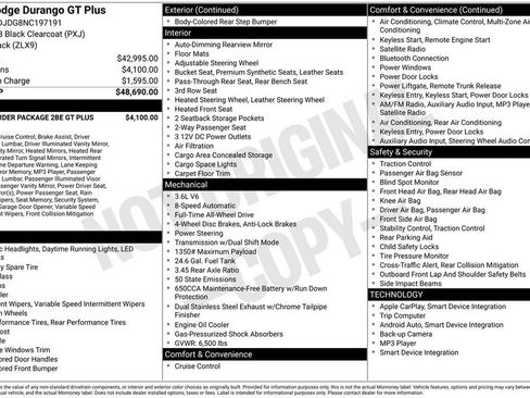 Certified 2022 Dodge Durango GT AWD/4WD image 7