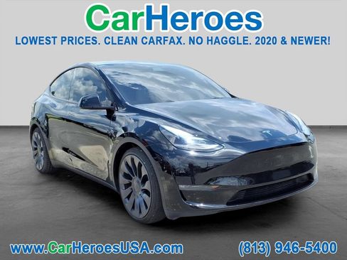 Used 2025 Tesla Model Y Performance AWD/4WD image 1