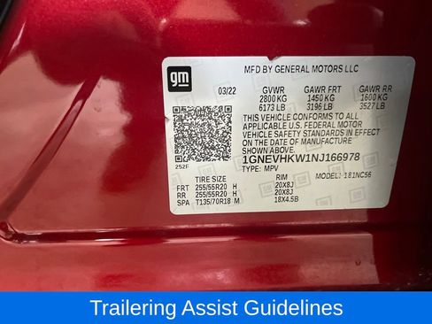 Used 2022 Chevrolet Traverse LT w/ LT Premium Package image 36