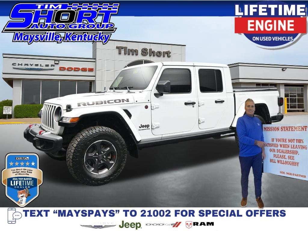 Used 2021 Jeep Gladiator Rubicon w/ Trailer Tow Package AWD/4WD 360° Tour