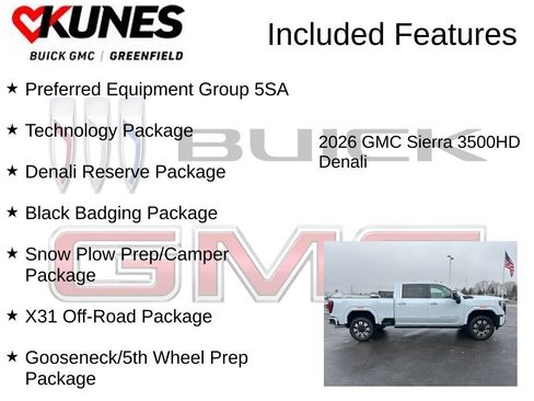 New 2026 GMC Sierra 3500 Denali w/ Denali Reserve Package image 3