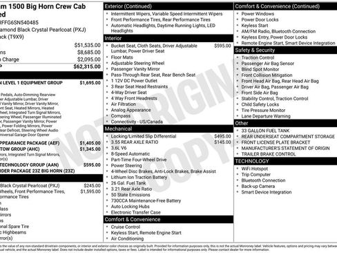 Used 2025 RAM 1500 Big Horn AWD/4WD image 41