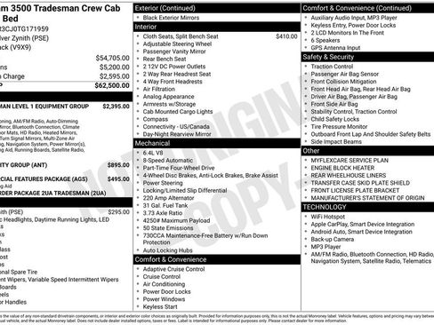 New 2026 RAM 3500 Tradesman AWD/4WD image 33