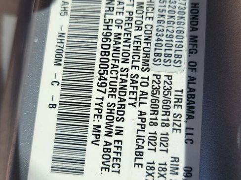 Used 2013 Honda Odyssey Touring image 9