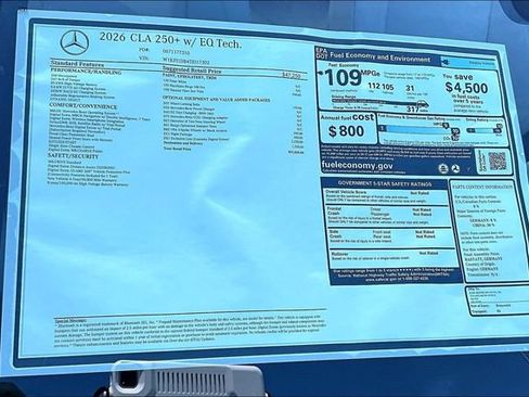 New 2026 Mercedes-Benz CLA 250+ image 17