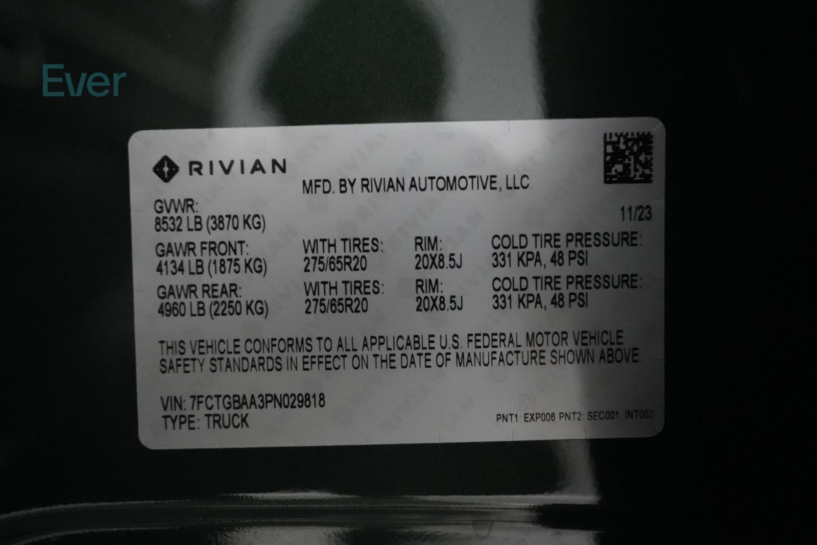 Used 2023 Rivian R1T Adventure Dual AWD/4WD image 30