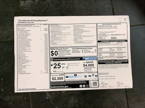 New 2026 BMW X5 sDrive40i w/ Parking Assistance Package image 14