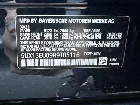 Certified 2024 BMW X5 sDrive40i w/ M Sport Package RWD image 37