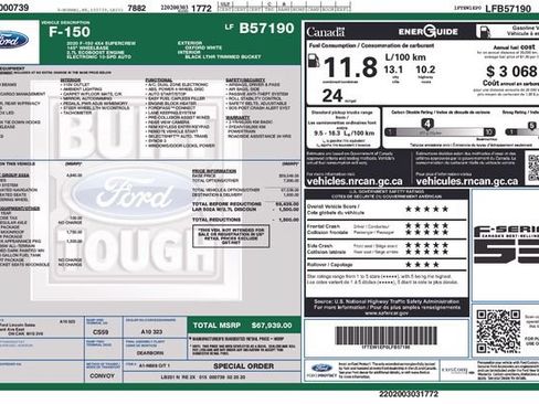 Used 2020 Ford F150 Lariat w/ Equipment Group 502A Luxury AWD/4WD image 27