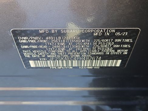 Certified 2023 Subaru Forester Premium AWD/4WD image 7