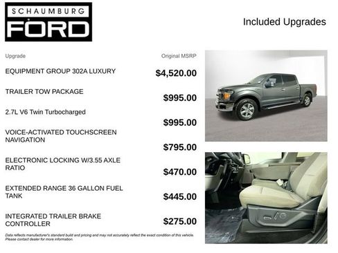 Used 2018 Ford F150 XLT w/ Equipment Group 302A Luxury image 4