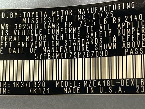 Certified 2025 Toyota Corolla LE FWD image 26