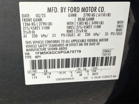 Certified 2023 Ford Explorer ST w/ Equipment Group 401A AWD/4WD image 31