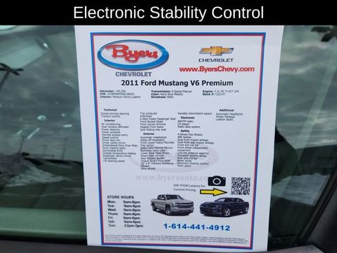 Used 2011 Ford Mustang Premium w/ 202A Rapid Spec Order Code image 13