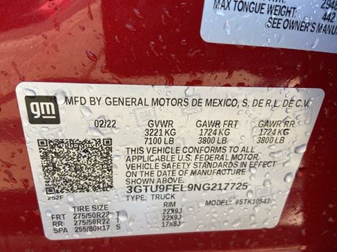Used 2022 GMC Sierra 1500 Denali w/ Driver Alert Package II AWD/4WD image 33