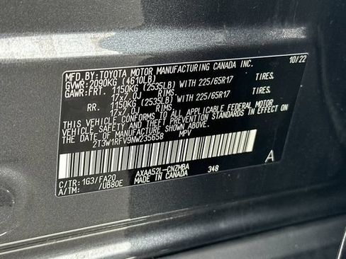 Used 2022 Toyota RAV4 XLE w/ Convenience Package FWD image 35