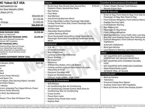 Used 2021 GMC Yukon SLT w/ SLT Premium Package image 2