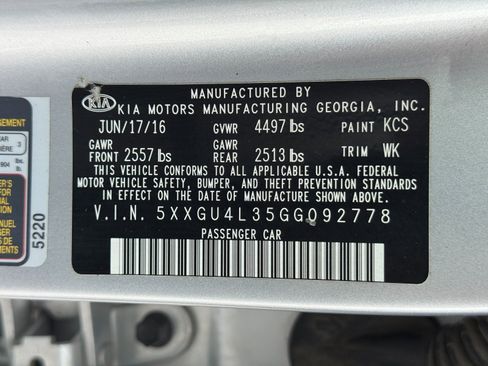 Used 2016 Kia Optima EX w/ Premium Package image 44