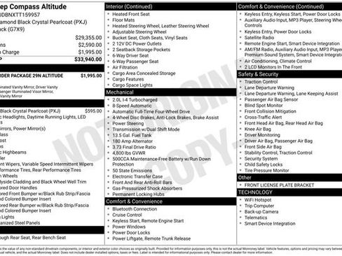 New 2026 Jeep Compass Latitude AWD/4WD image 26