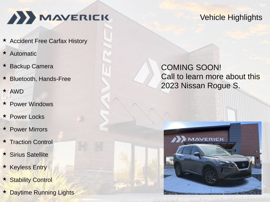 Used 2023 Nissan Rogue S AWD/4WD image 3