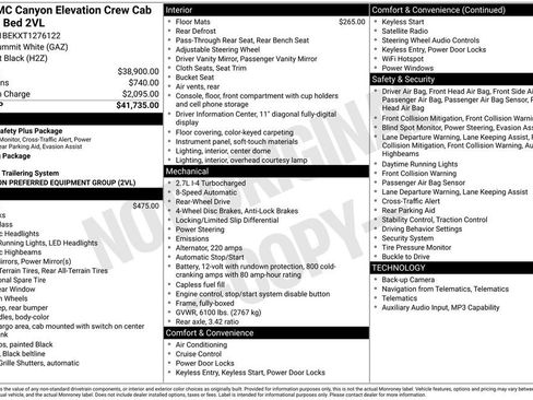 New 2026 GMC Canyon Elevation RWD image 2