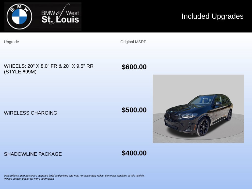 Used 2024 BMW X3 xDrive30i w/ Premium Package w/ZPA AWD/4WD image 19