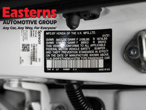 Used 2021 Honda Civic Sport image 31