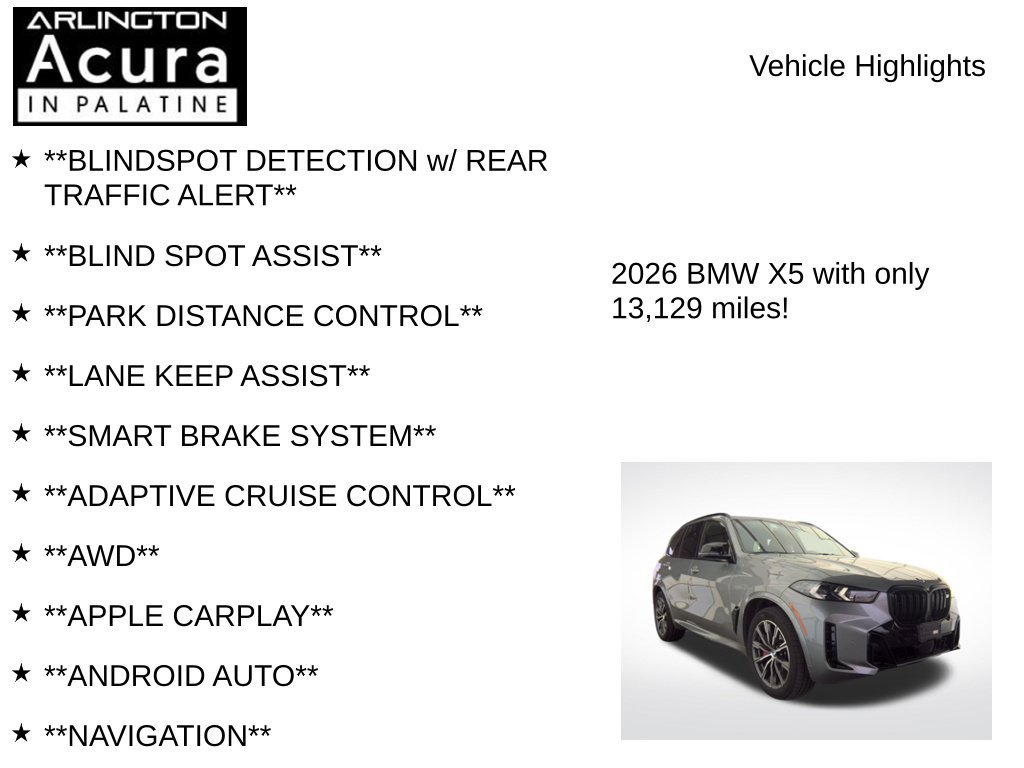Used 2026 BMW X5 M60i AWD/4WD image 8