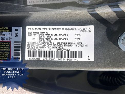 New 2026 Toyota Tacoma Limited AWD/4WD image 17
