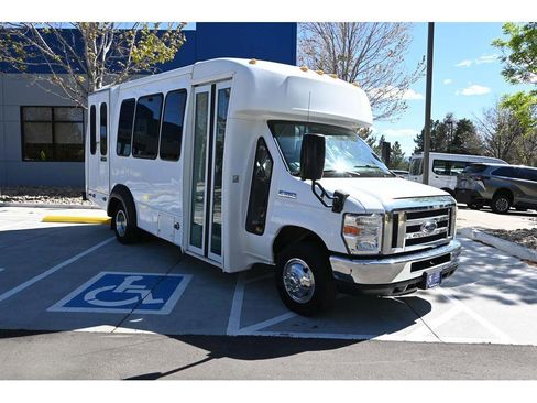 Used 2012 Ford E-350 and Econoline 350 Super Duty w/ Shuttle Bus Prep Pkg image 3