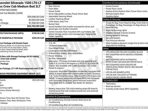 Used 2022 Chevrolet Silverado 1500 LT Trail Boss w/ Bed Protection Package AWD/4WD image 33