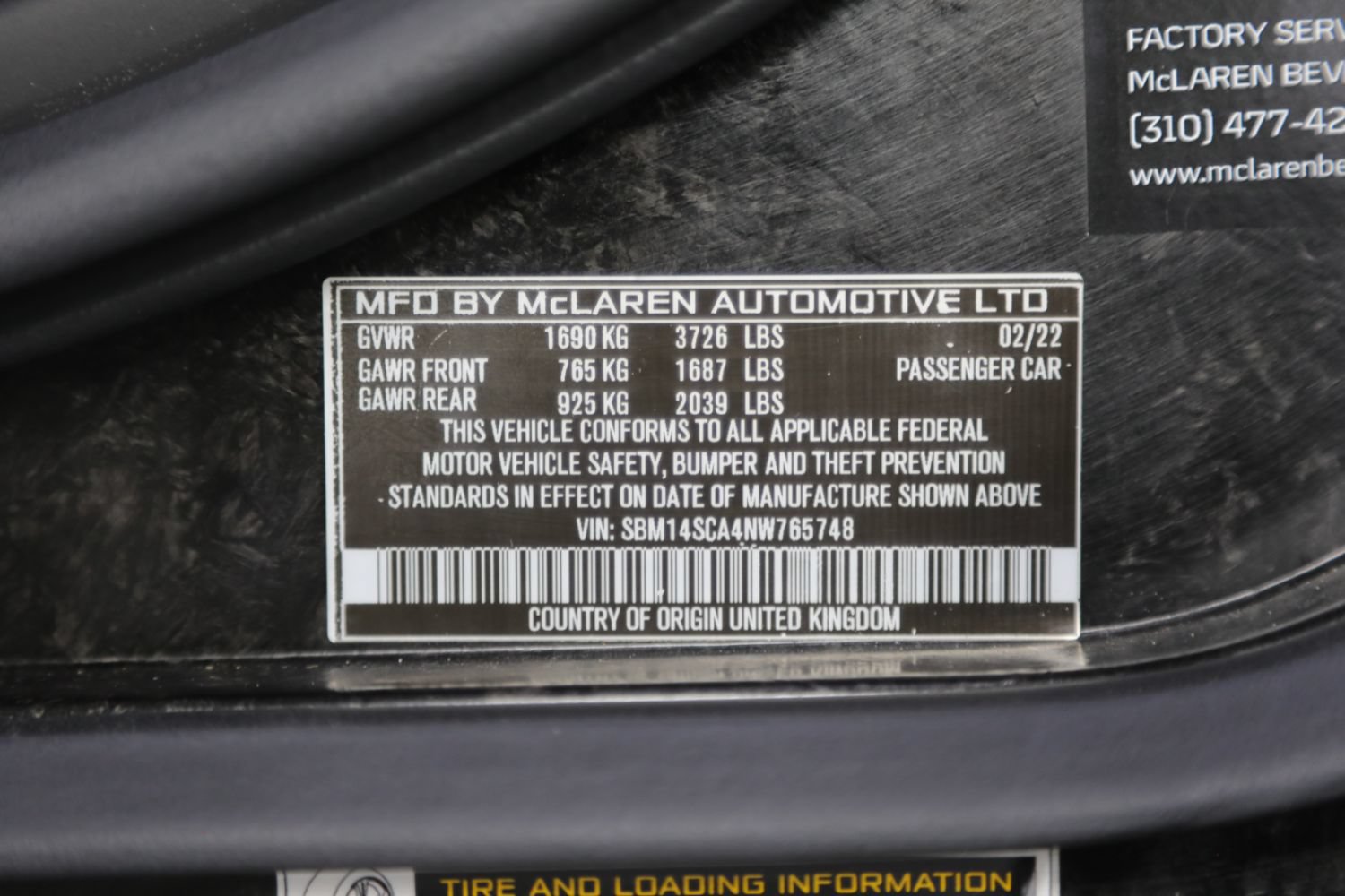 Used 2022 McLaren 765LT RWD image 60