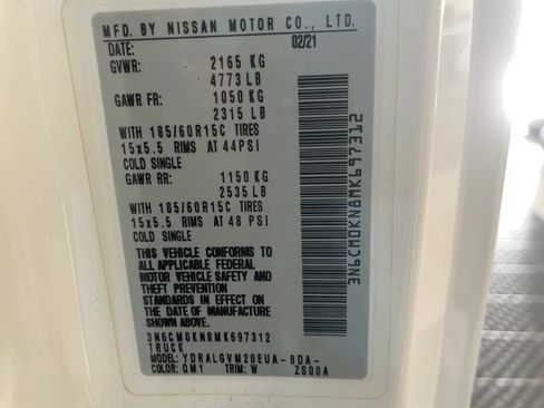 Used 2021 Nissan NV200 SV w/ Sliding Door Glass Package FWD image 22