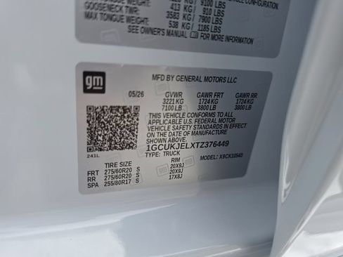 New 2026 Chevrolet Silverado 1500 High Country w/ Technology Package AWD/4WD image 39