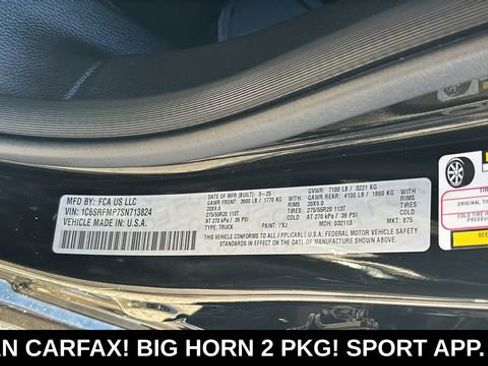 Used 2025 RAM 1500 Big Horn AWD/4WD image 36