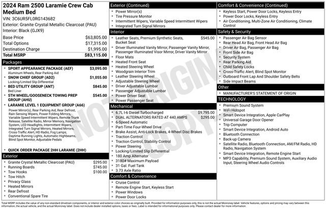 Used 2024 RAM 2500 Laramie w/ Sport Appearance Package AWD/4WD image 5